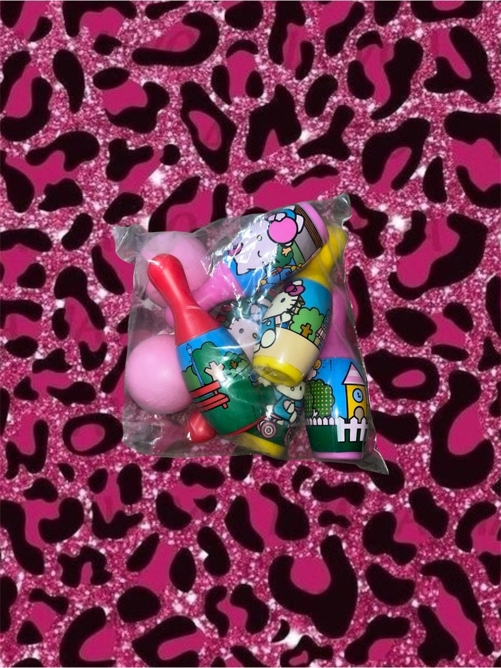 Colorful Hello Kitty Mini Bowling Set
